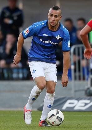 1. Fußball Bundesliga: SV Darmstadt 98 - RB Leipzig, 9. Spieltag, Saison 2016 2017 am 29.10.2016, xmdx, Anis BEN HATIRA (28, Darmstadt 98) SV Darmstadt 98 - RB Leipzig