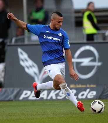 1. Fußball Bundesliga: SV Darmstadt 98 - RB Leipzig, 9. Spieltag, Saison 2016 2017 am 29.10.2016, xmdx, Anis BEN HATIRA (28, Darmstadt 98) SV Darmstadt 98 - RB Leipzig