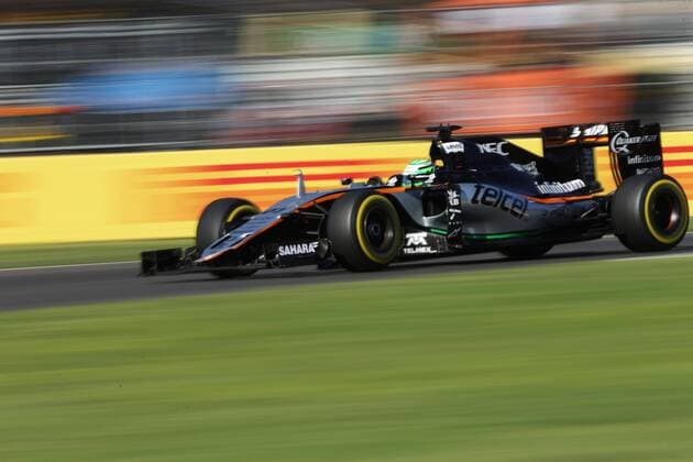 German driver Nico Hulkenberg from Sahara Force India in action during the third free practice of Mexico s Formula One Grand Prix at Hermanos Rodriguez racetrack in Mexico City, Mexico, 29 October 2016. MEXICO S FORMULA ONE GRAND PRIX !ACHTUNG: NUR REDAKTIONELLE NUTZUNG!  MEX 20161029-636133645306786703