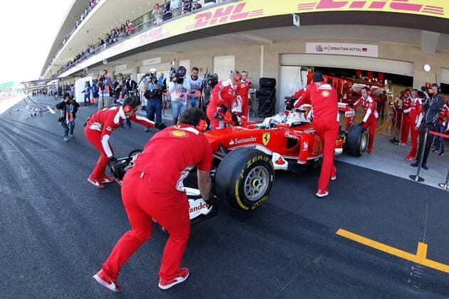 German driver Sebastian Vettel from Ferrari during the third free practice of Mexico s Formula One Grand Prix at Hermanos Rodriguez racetrack in Mexico City, Mexico, 29 October 2016. MEXICO S FORMULA ONE GRAND PRIX !ACHTUNG: NUR REDAKTIONELLE NUTZUNG!  MEX 20161029-636133668290329353