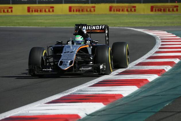 German driver Nico Hulkenberg from Sahara Force India in action during the third free practice of Mexico s Formula One Grand Prix at Hermanos Rodriguez racetrack in Mexico City, Mexico, 29 October 2016. MEXICO S FORMULA ONE GRAND PRIX !ACHTUNG: NUR REDAKTIONELLE NUTZUNG!  MEX 20161029-636133675331143085
