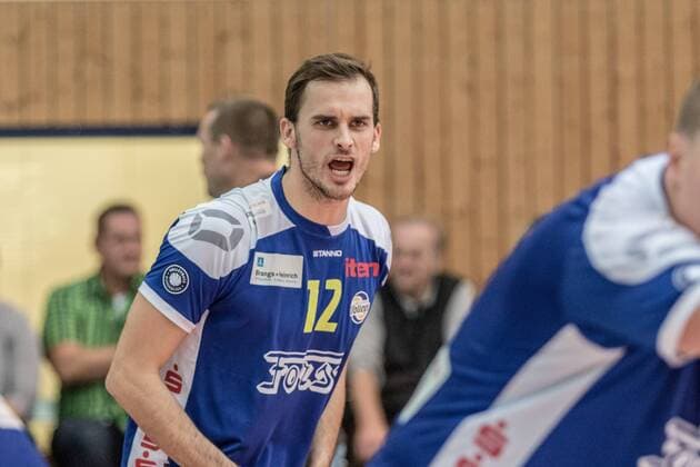 Motivation Ziga Zupanc (12-Solingen) 29.10.2016, Volleyball-Bundesliga, Männer