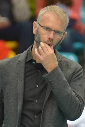 29.10.2016, xtkx, Volleyball 1.Bundesliga Herren, United Volleys - TV Buehl, emspor, v.l. Michael Warm (United), Frankfurt am Main