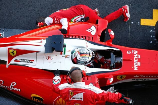 Motorsports: FIA Formula One World Championship WM Weltmeisterschaft 2016, Grand Prix of Mexico, Motorsports: FIA Formula One World Championship 2016, Grand Prix of Mexico, 5 Sebastian Vettel (GER, Scuderia Ferrari), xHOCHxZWEIx