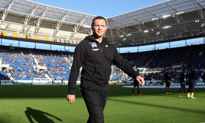 Fußball 1. Bundesliga: TSG 1899 Hoffenheim - Hertha BSC, 9. Spieltag am , xmdx, Pal DARDAI (Trainer, Hertha BSC) TSG 1899 Hoffenheim - Hertha BSC