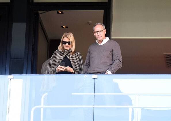 30.10.2016, xhbx, Fussball 1.Bundesliga, TSG 1899 Hoffenheim - Hertha BSC Berlin, emspor , v.l. Praesident Klaus Ruediger Fritsch (SV Darmstadt 98) Sinsheim
