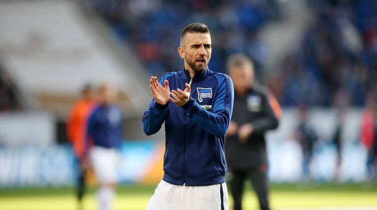 Fußball 1. Bundesliga: TSG 1899 Hoffenheim - Hertha BSC, 9. Spieltag am , xmdx, Vedad IBISEVIC (19, Hertha BSC) TSG 1899 Hoffenheim - Hertha BSC