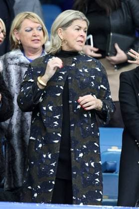 30.10.2016. Goodison Park, Liverpool, England. Premier League Football. Everton versus West Ham United. Martina Koeman, wife of Ronald Koeman, manager of Everton in the director s box before the kick off. xDavidxBlunsdenx  ActionPlus11806317