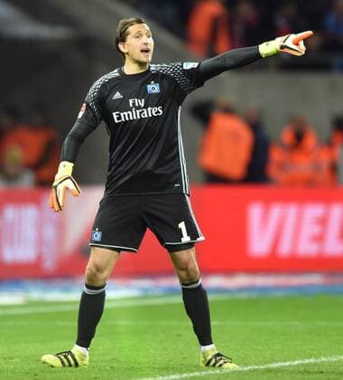 1. FC Köln - Hamburger SV 30.10.2016. Torwart Rene Adler (HSV). HM