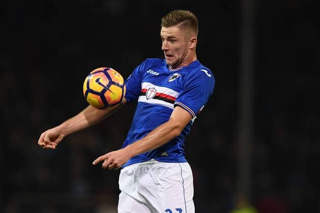 Fußball Italien Serie A 2016 2017 Sampdoria Genua - Inter Mailand Milan Skriniar 