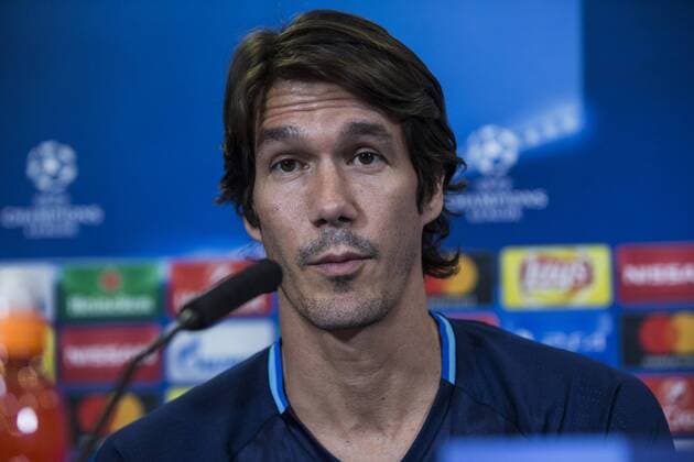 Rostov s Cesar Navas during the press conference PK Pressekonferenz before the match of UEFA Champions League between Atletico de Madrid and FC Rostov, at Vicente Calderon Stadium, Madrid, Spain. October 31, 2016.  (20161031008)