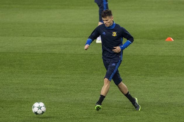 Rostov s during the oficial training before the match of UEFA Champions League between Atletico de Madrid and FC Rostov, at Vicente Calderon Stadium, Madrid, Spain. October 31, 2016.  (20161031015)