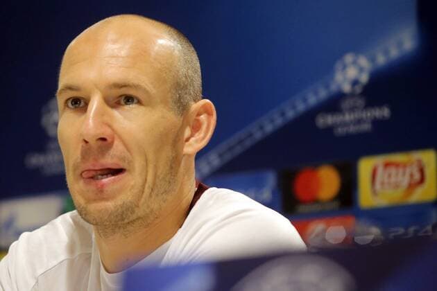 Arjen Robben (FC Bayern Muenchen 10), Pressekonferenz , PSV Eindhoven vs. FC Bayern Muenchen, UEFA Champions League, Fussball, 31.10.2016, Eindhoven Copyright: xLangerx xEibner-Pressefotox EP_HLR