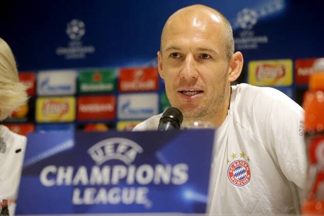 Arjen Robben (FC Bayern Muenchen 10), Pressekonferenz , PSV Eindhoven vs. FC Bayern Muenchen, UEFA Champions League, Fussball, 31.10.2016, Eindhoven Copyright: xLangerx xEibner-Pressefotox EP_HLR