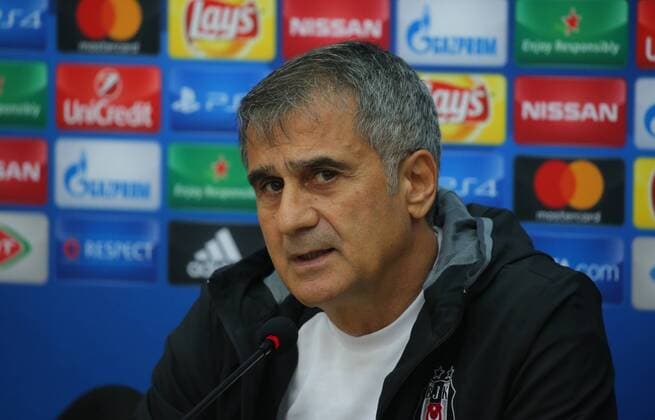 Head coach of Besiktas, Senol Gunes attend a press conference PK Pressekonferenz following a training session in Istanbul, Turkey, 31 Octoberr 2016. Besiktas will face Napoli in a UEFA Champions League Group B match on 01 November 2016. 