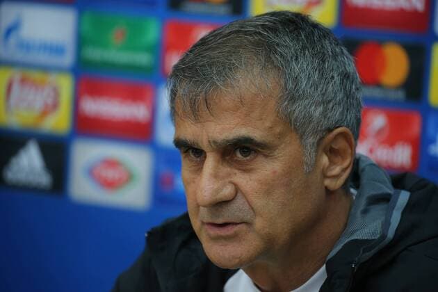 Head coach of Besiktas, Senol Gunes attend a press conference PK Pressekonferenz following a training session in Istanbul, Turkey, 31 Octoberr 2016. Besiktas will face Napoli in a UEFA Champions League Group B match on 01 November 2016. 