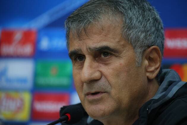 Head coach of Besiktas, Senol Gunes attend a press conference PK Pressekonferenz following a training session in Istanbul, Turkey, 31 Octoberr 2016. Besiktas will face Napoli in a UEFA Champions League Group B match on 01 November 2016. 