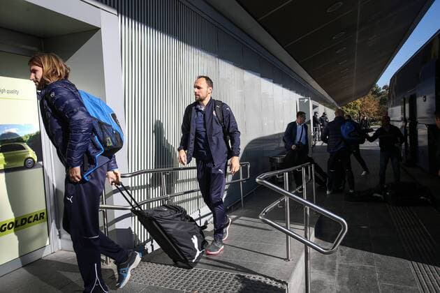 Dinamo departure, Croatia 01.11.2016., Zagreb,Croatia - Team GNK Dinamo goes to Sevilla ahead of UEFA Champions League with Sevilla. Gordon Schildenfeld.  PetarxGlebov PIXSELL