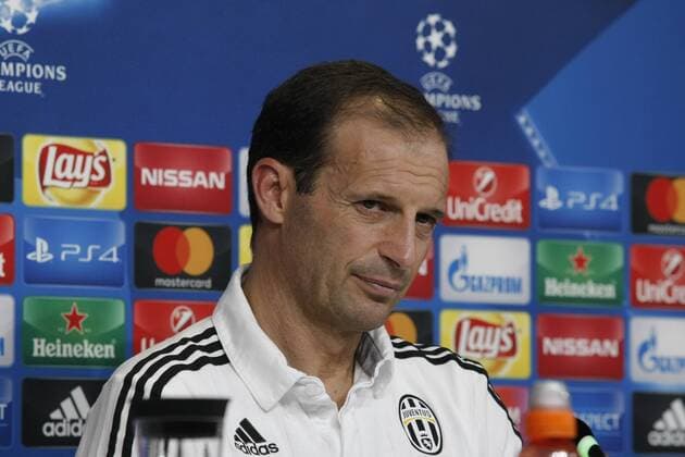 November 1, 2016 - Turin, Italy - Massimiliano Allegri during the press conference PK Pressekonferenz before Champions League match between Juventus v Olympique Lyonnais, in Turin, Italy on November 2, 2016. Press Conference Juventus  - ZUMAn230 20161101_zaa_n230_045