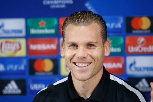 Club s Rudy Ruud Vormer pictured during a press conference PK Pressekonferenz of Belgian soccer team Club Brugge, Tuesday 01 November 2016, in Porto. Tomorrow Club is playing the fourth game of the group stage of the Champions League competition against Portuguese team Porto. BRUNOxFAHY  x04970695x