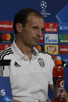 November 1, 2016 - Turin, Italy - Massimiliano Allegri during the press conference PK Pressekonferenz before Champions League match between Juventus v Olympique Lyonnais, in Turin, Italy on November 2, 2016. Press Conference Juventus  - ZUMAn230 20161101_zaa_n230_050
