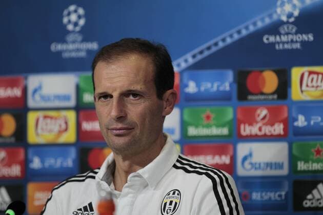 November 1, 2016 - Turin, Italy - Massimiliano Allegri during the press conference PK Pressekonferenz before Champions League match between Juventus v Olympique Lyonnais, in Turin, Italy on November 2, 2016. Press Conference Juventus  - ZUMAn230 20161101_zaa_n230_053