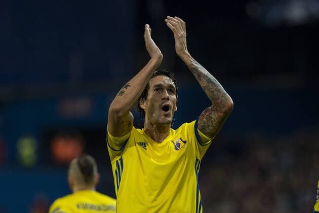 FC Rostov s Cesar Navas during the match of UEFA Champions League between Atletico de Madrid and FC Rostov, at Vicente Calderon Stadium, Madrid, Spain. November 01, 2016.  (20161101022)