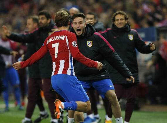 Champions League match played between Atletico Madrid and FK Rostov. In this picture, Griezmann celebrates winning goal. xPABLOxGARCIAx 