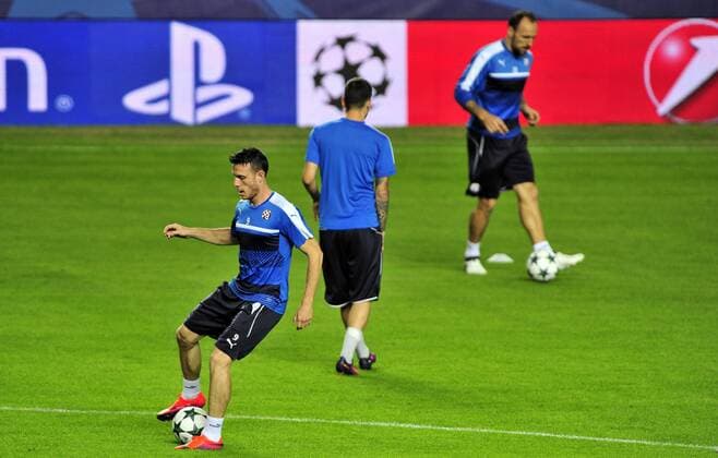 Dinamo Zagreb practice session before the Champions League match against Sevilla. xKikoxHurtadox 