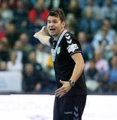 Leipzig, 30.10.2016, Arena Leipzig, Handball, 1.Bundesliga, 10.Spieltag , SC DHfK Leipzig vs. TVB Stuttgart , Im Bild; Trainer Christian Prokop, DHfK Leipzig. ,