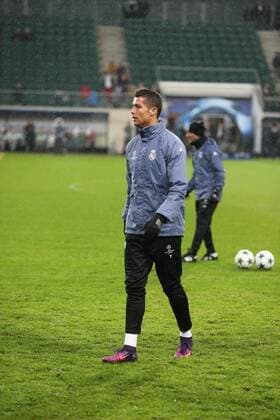 Real Madrid in Warsaw Cristiano Ronaldo Real Madrid players practise before Champion League match Real Madrid vs Legia Warszawa on November 1, 2016 in Warsaw, Poland.  EN_01231249_0064