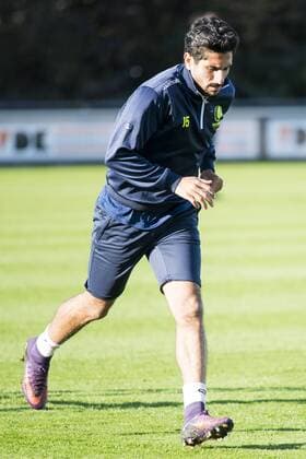 Gent s Kenneth Saief pictured in action during a training session of Belgian soccer team KAA Gent, Wednesday 02 November 2016, in Gent. Tomorrow Gent is playing Ukrainian club FC Shakhtar Donetsk in the fourth match of the group stage of the Europa League competition, in Group H. JASPERxJACOBS  x04970836x
