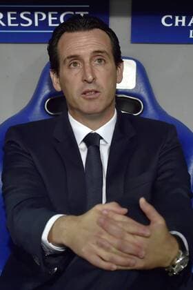 Trainer Unai Emery, PSG, FC Basel - Paris Saint Germain, Champions League, Fussball, 01.11.2016 
