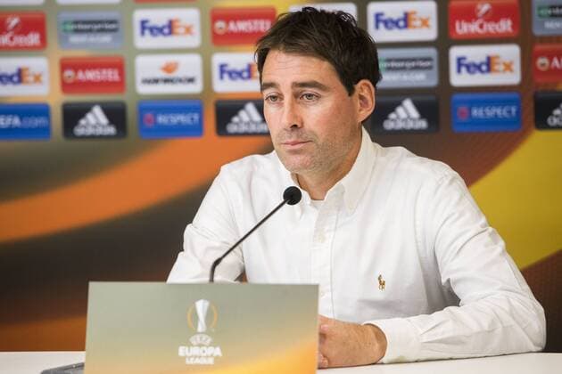Anderlecht s head coach Rene Weiler pictured during a press conference PK Pressekonferenz of Belgian first league soccer team RSC Anderlecht, Wednesday 02 November 2016. Tomorrow Anderlecht is playing the fourth game of the group stage of the Europa League competition against German club 1. FSV Mainz 05, in the group C. LAURIExDIEFFEMBACQ  x04971000x
