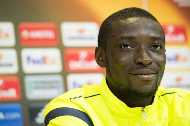 Gent s Nana Asare pictured during a press conference PK Pressekonferenz of Belgian soccer team KAA Gent, Wednesday 02 November 2016, in Gent. Tomorrow Gent is playing Ukrainian club FC Shakhtar Donetsk in the fourth match of the group stage of the Europa League competition, in Group H. JASPERxJACOBS  x04971058x