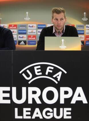 SOCCER - EL, A.Wien vs Roma, preview VIENNA,AUSTRIA,02.NOV.16 - SOCCER - UEFA Europa League, group stage, FK Austria Wien vs AS Roma, preview, press conference PK Pressekonferenz of A.Wien. Image shows Alexander Gruenwald (A.Wien). GEPAxpictures xChristianxOrt