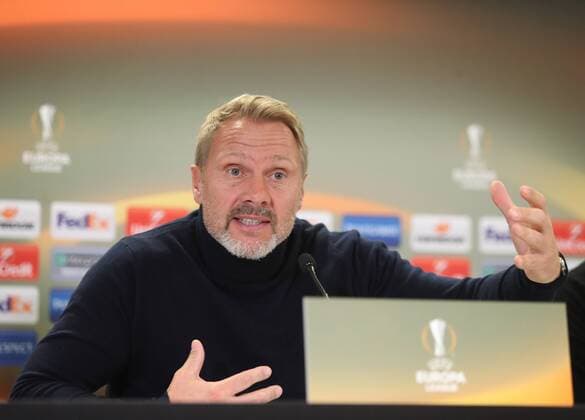 SOCCER - EL, A.Wien vs Roma, preview VIENNA,AUSTRIA,02.NOV.16 - SOCCER - UEFA Europa League, group stage, FK Austria Wien vs AS Roma, preview, press conference PK Pressekonferenz of A.Wien. Image shows head coach Thorsten Fink (A.Wien). GEPAxpictures xChristianxOrt
