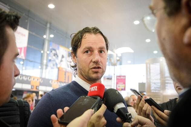 Standard s sporting director Olivier Renard pictured during the departure of Belgian first league soccer team Standard de Liege to Athens, Greece, Wednesday 02 November 2016, from Liege Airport. Tomorrow Standard is playing the fourth game of the group stage of the Europa League competition against Greek club Panathinaikos F.C., in Group G. NICOLASxLAMBERT  x04971083x