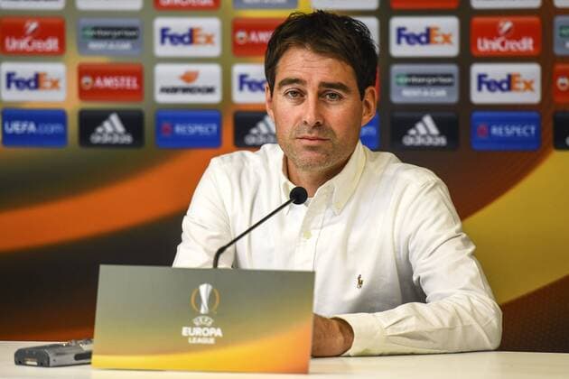 Rene Weiler FOOTBALL : Conference de presse Anderlecht - Ligue Europa - 02 11 2016 Photonews Panoramic 