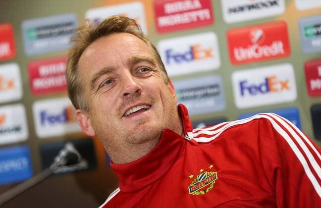 SOCCER - EL, Sassuolo vs Rapid, preview REGGIO EMILIA,ITALY,02.NOV.16 - SOCCER - UEFA Europa League, group stage, US Sassuolo Calcio vs SK Rapid Wien, preview, press conference PK Pressekonferenz of Rapid. Image shows head coach Mike Bueskens (Rapid). Keywords: Wien Energie. GEPAxpictures xPhilippxBrem