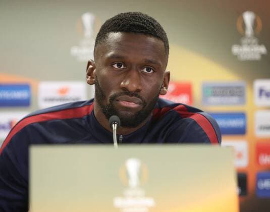 SOCCER - EL, A.Wien vs Roma, preview VIENNA,AUSTRIA,02.NOV.16 - SOCCER - UEFA Europa League, group stage, FK Austria Wien vs AS Roma, preview, press conference PK Pressekonferenz of Roma. Image shows Antonio Ruediger (Roma). GEPAxpictures xChristianxOrt