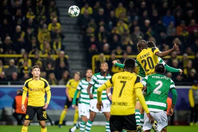 Adrian Ramos (Borussia Dortmund 20) mit dem Fuehrungs Tor zum 1:0 beim Champions League Spiel zwischen Borussia Dortmund und Sporting Lissabon am 02.11.2016 Dortmund Copyright: xSchuelerx xEibnerx-xPressefotox EP_JSE