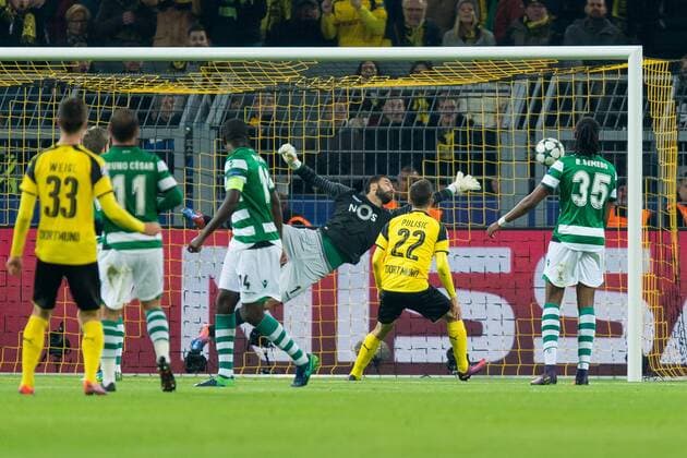 Dortmund, Germany 02.11.2016, UEFA Champions League - 2016 17 Season, Group F - Matchday 4, BV Borussia Dortmund - Sporting Lissabon, tor zum 1:0 durch Adrian Ramos (BVB) ( DeFodi001