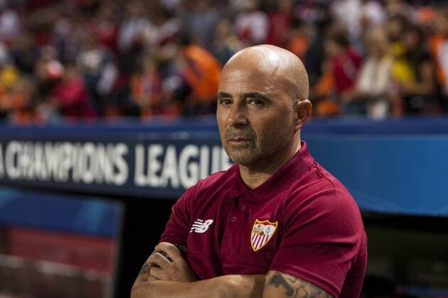 Fußball, CL, FC Sevilla - Dinamo Zagreb November 2, 2016 - Seville, Spain - Jorge Sampaoli, head coach of Sevilla, before the UEFA Champions League Group H soccer match between Sevilla FC and GNK Dinamo Zagreb at Estadio Ramon Sanchez Pizjuan Soccer 2016 - Sevilla FC vs GNK Dinamo Zagreb - ZUMAa142 20161102_zap_a142_014