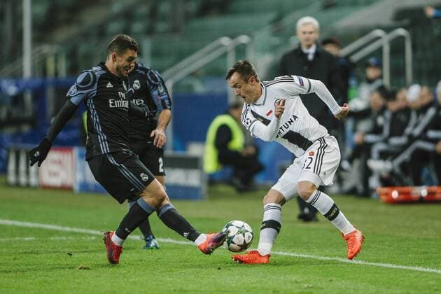 Fußball, CL, Legia Warschau - Real Madrid Fußball Champions League 2016 2017 Legia Warschau - Real Madrid MATEO KOVACIC, MIROSLAV RADOVIC  20161102-CSRJ8600
