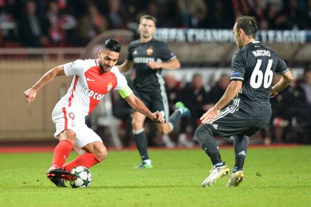 Fußball, CL, AS Monaco - ZSKA Moskau 09 RADAMEL FALCAO (asm) FOOTBALL : AS Monaco - ZSKA Moskau - Ligue des Champions - 02 11 2016 AnthonyBIBARD FEPx 