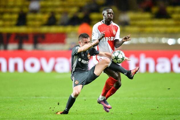Fußball, CL, AS Monaco - ZSKA Moskau 23 Benjamin Mendy (asm) FOOTBALL : AS Monaco - ZSKA Moskau - Ligue des Champions - 02 11 2016 AnthonyBIBARD FEPx 
