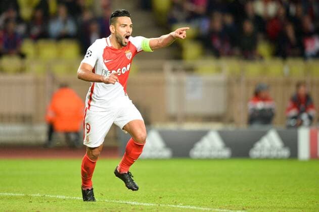 Fußball, CL, AS Monaco - ZSKA Moskau 09 RADAMEL FALCAO (asm) - JOIE FOOTBALL : AS Monaco - ZSKA Moskau - Ligue des Champions - 02 11 2016 AnthonyBIBARD FEPx 