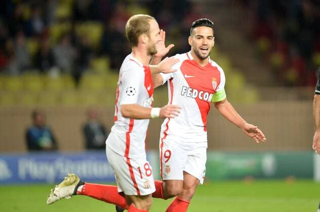 Fußball, CL, AS Monaco - ZSKA Moskau 09 RADAMEL FALCAO (asm) - JOIE FOOTBALL : AS Monaco - ZSKA Moskau - Ligue des Champions - 02 11 2016 AnthonyBIBARD FEPx 
