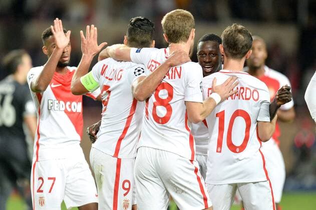Fußball, CL, AS Monaco - ZSKA Moskau 23 Benjamin Mendy (asm) - JOIE FOOTBALL : AS Monaco - ZSKA Moskau - Ligue des Champions - 02 11 2016 AnthonyBIBARD FEPx 